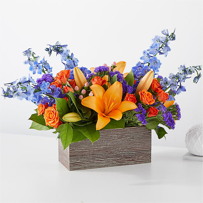 Radiant Citrus Box Bouquet