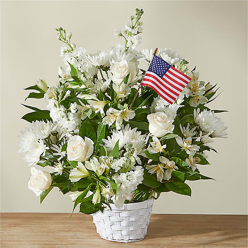 Eternal Affection Arrangement with Flag